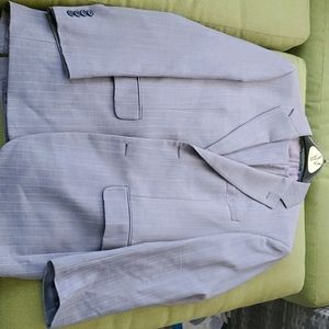 Alfani Men's Grey Pinstripe Suit 38R 30/30